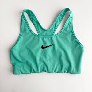 Nike Dri Fit Racerback Sports Bra Turquoise - Medium